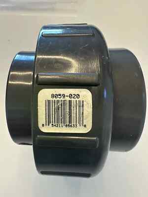 New Spears 8059-020 2'' Pipe Union Socket SCH80 Fitting Gray Coupling Slip Thread