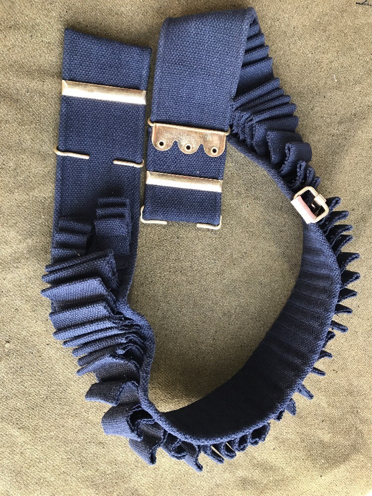 Mills M1894 Blue Cavalry 100 round cartridge belt for Krag