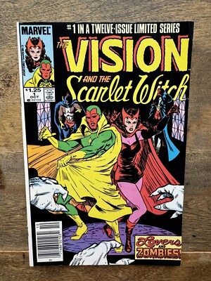 Vision And The Scarlet Witch #1 Vol. 2 - 1985 Marvel MCU Newstand