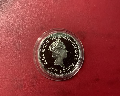 Großbritannien 5 Pfund 1990 Silber PP-90. Geburtstag Königin Elizabeth II. - Bild 2 von 2