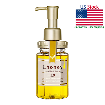 #ad US Seller : amp;Honey Deep Moist Hair Oil Treatment 3.0 Organic Moisturizing 100mL $16.99