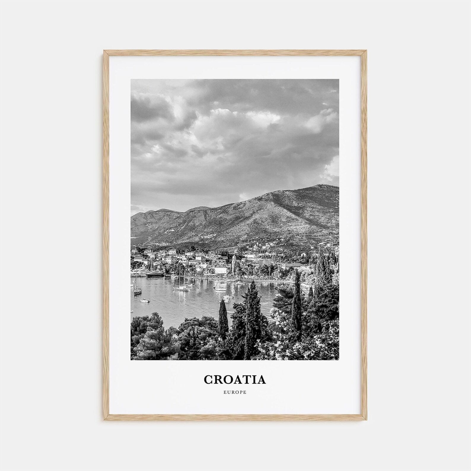 Croatia Wall Art Croatia Wall Decor Croatia Poster Croatia Home Decor Croatia