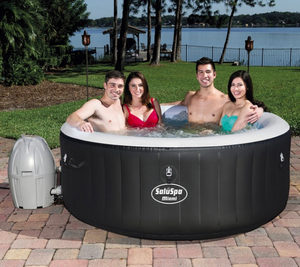 Details About New 4 Person Spa Hot Tub Inflatable 71 X 26 Inch Strong Durable Heater