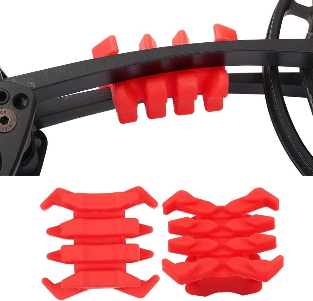 Limb Dampeners Archery Split Red
