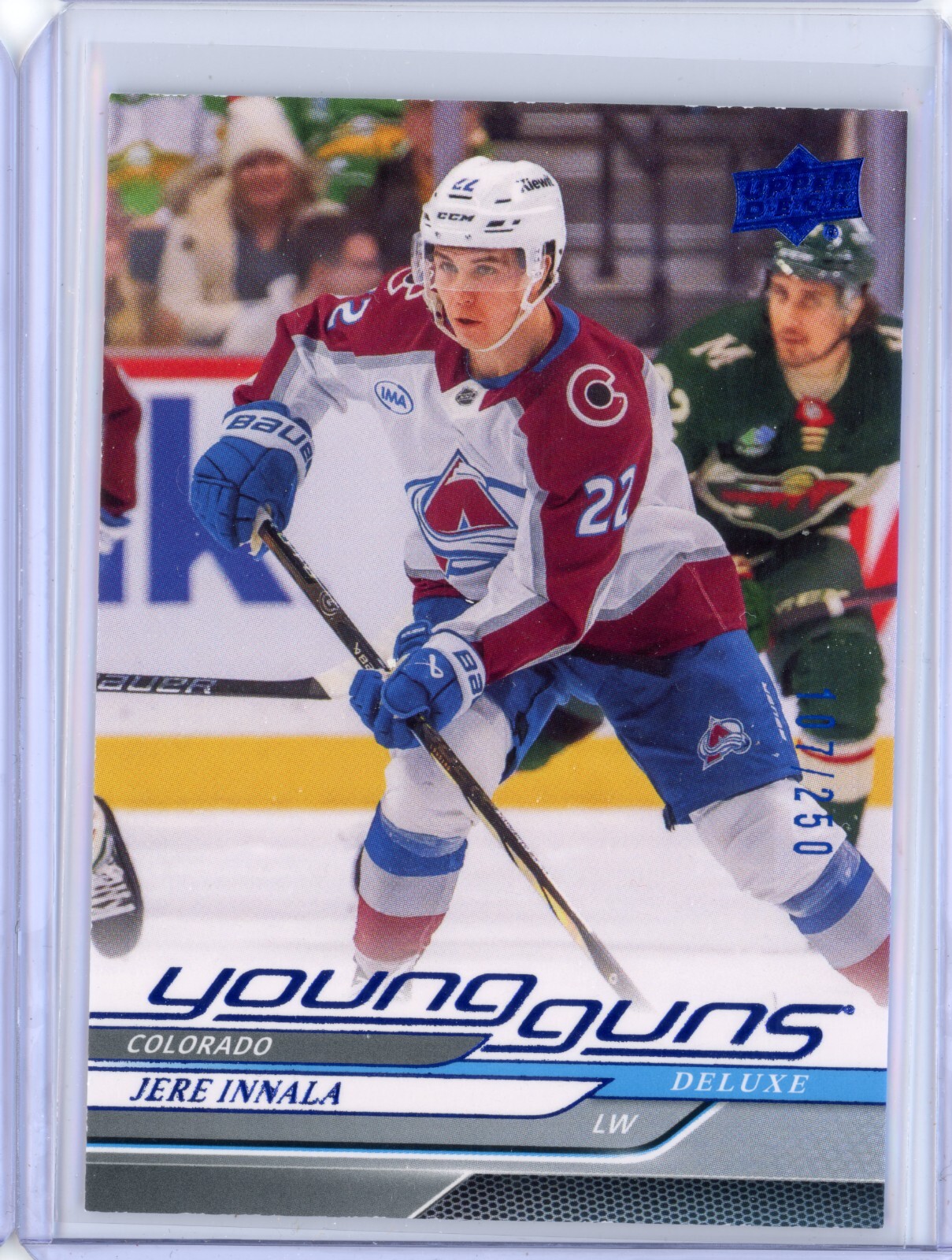 JERE INNALA  2024-25 UD Extended  Deluxe /250 Young Guns RC #713 - AVALANCHE