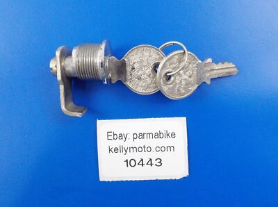 MOTORCYCLE SCOOTER CYLINDER LOCK KIT THREAD DIAMETER 16mm LUGGAGE GLOVE TOOL BOX