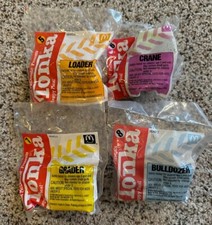 1994 McDonalds Happy Meal Toys Tonka Set of 4 NEW Sealed packaged 5 6 7 8