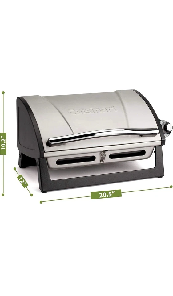 Cuisinart Grillster Propane 8,000 BTU Portable Gas Grill - NIB + Free Grill Acc. - Image 3 of 3