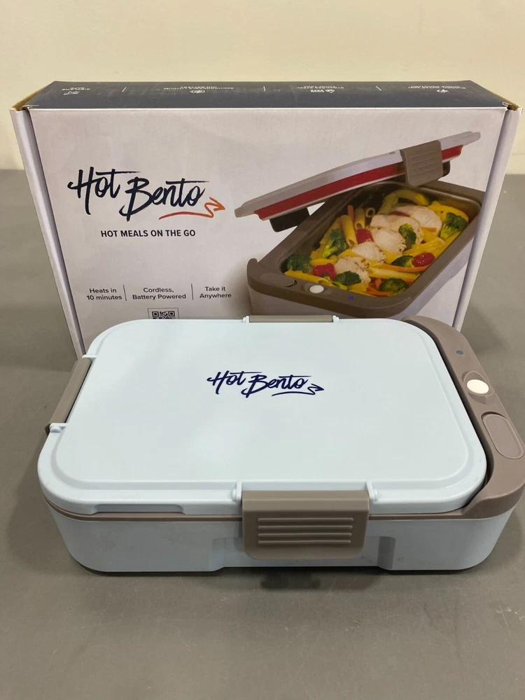 Hot Bento Box USED Self Heated Lunch Box and Food Warmer Battery Powered OnTheGO Hot Bento Box USED Self Heated Lunch Box and Food Warmer Battery Powered OnTheGO