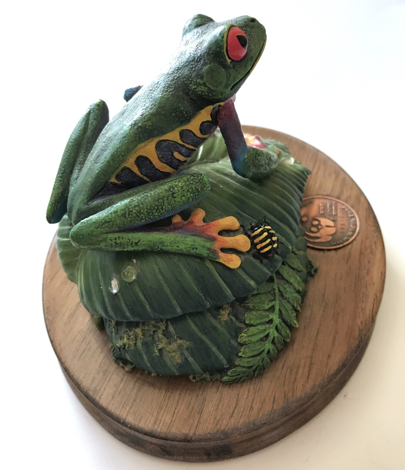 VTG Red-eyed Green Tree Frog Ltd Ed 443/9500 World Wildlife Fund 1992 Willitts