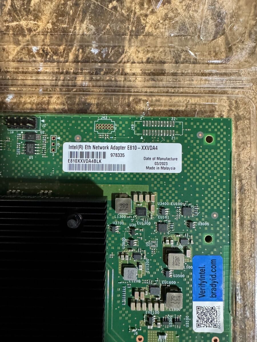 Intel Original E810-XXVDA4 Quad Port 4x 10/25GbE PCIe 4 Intel Original E810-XXVDA4 Quad Port 4x 10/25GbE PCIe 4