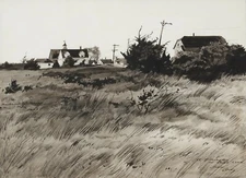 ANDREW WYETH : Cook House in Martinsville : 1938 : Archival Art Print