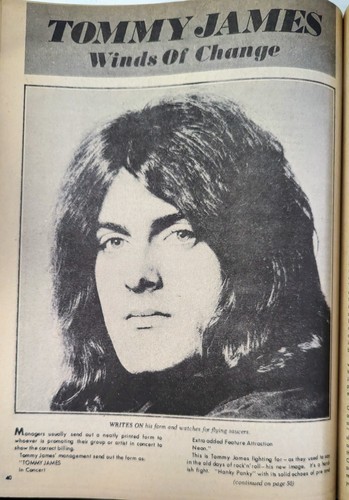 Hit Parader Magazine April 1971 Melanie, Faces, Hendrix, Moody Blues, 3 Dog Nite - Picture 12 of 13