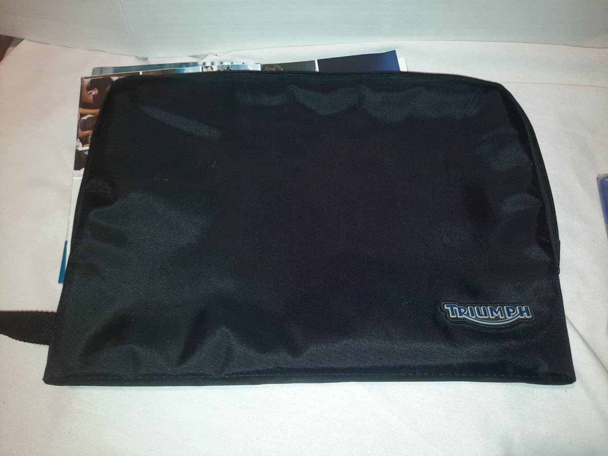 Genuine Triumph Document Paperwork File Zipper Bag Case
