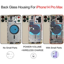 Back Cover Housing For iPhone 14 Pro Max 6.7"Rear Battery Door Frame Replacement
