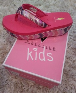 kids wedge flip flops