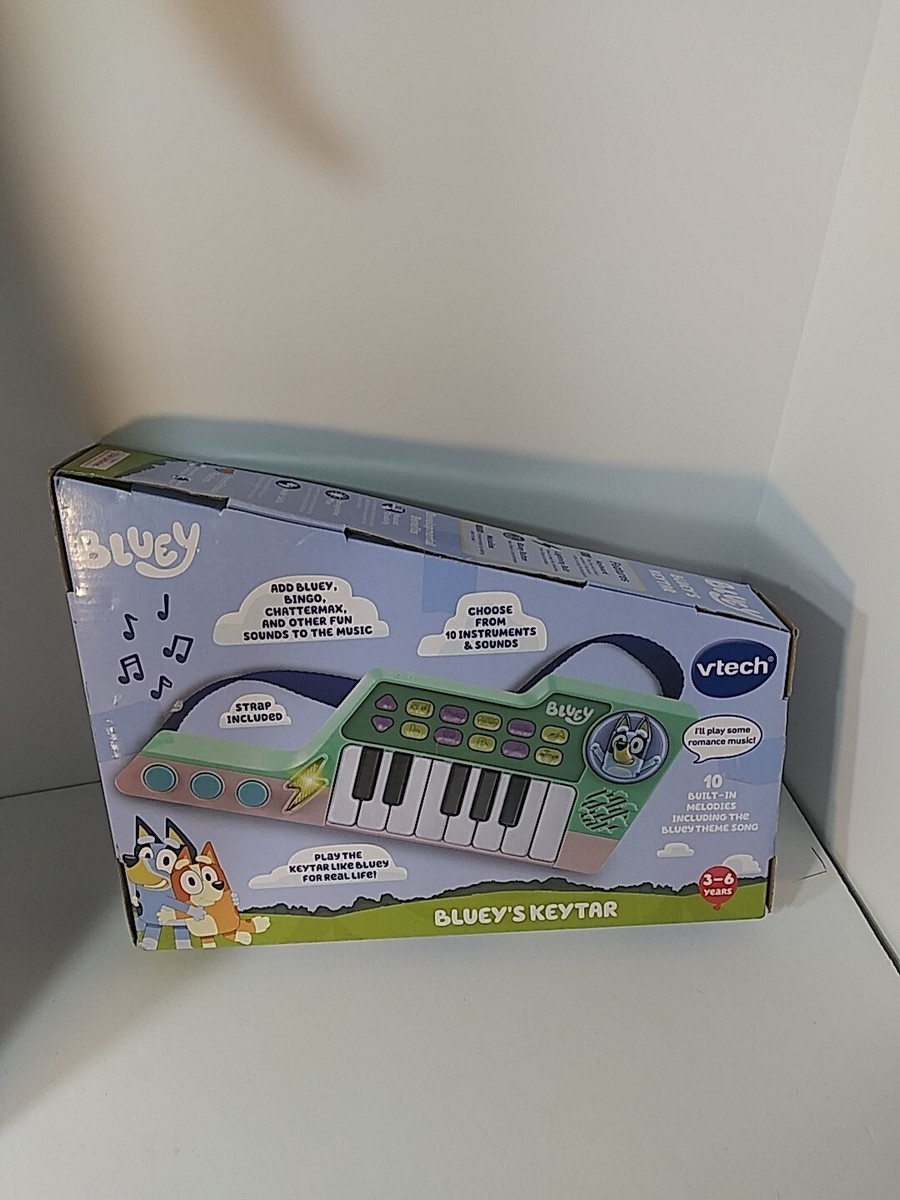 Bluey Musical Instruments Bluey Musical Instrument VTech Bluey's Keytar Toy - Musical Keyboard ...