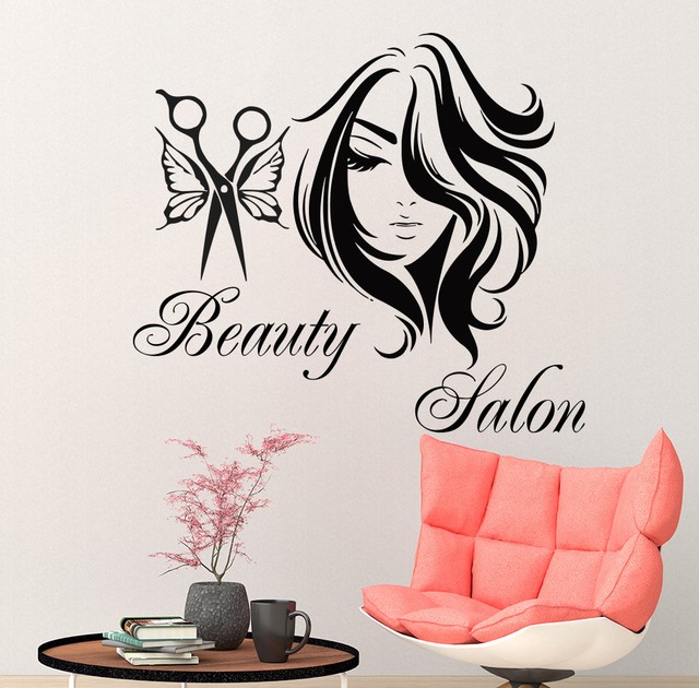 Beauty Wall Stickers Decal Beauty Decor Art Vinyl Beauty Salon Decal MN808 eBay