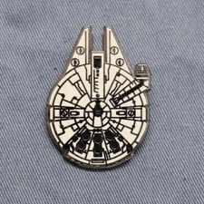 Millennium Falcon Logo Metal Chest Brooch Pin Badge Lapel Bag