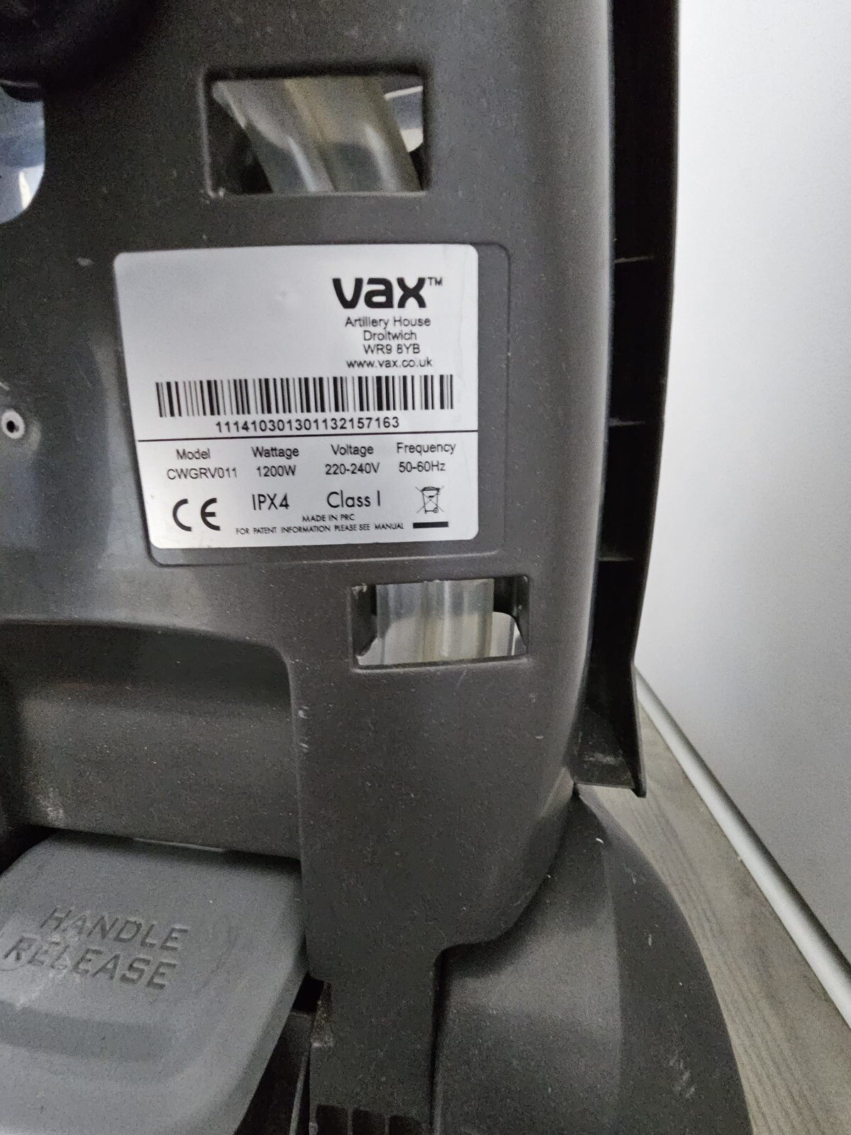 VAX CWGRV011 Rapid Power Carpet Washer eBay