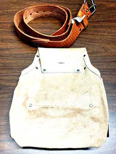 Craftsman Suede Leather Tool Bag 9-48461 & 2in Saddle Leather Belt 9-40472 - Picture 2 of 4
