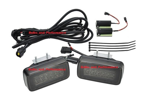SMOKED LENS LED REAR BUMPER REVERSE FOG LAMPS For 2002-18 MERCEDES G CLASS W463 - Picture 5 of 5