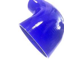 90 DEGREE 2.5" TO 4" 64MM-102MM  INTAKE/TURBO/INTERCOOLER ELBOW COUPLER PIPEBLUE