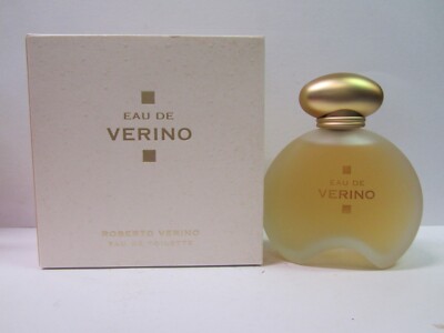 Eau De Verino by Roberto Verino For Women 3.4 oz Eau de Toilette Spray RARE