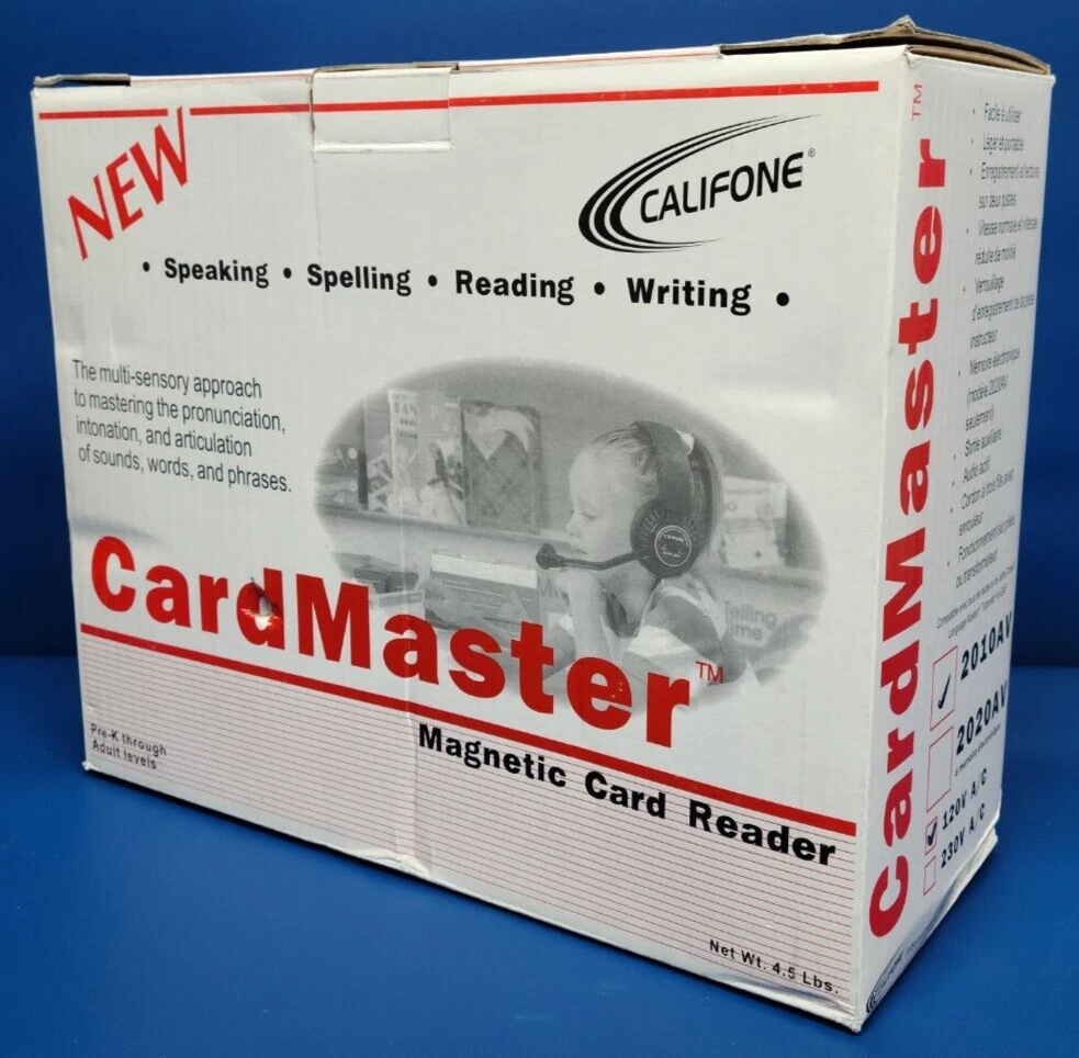 New, Califone Card Master 2000 Series 2010 Magnetic Card Reader. **QTY**