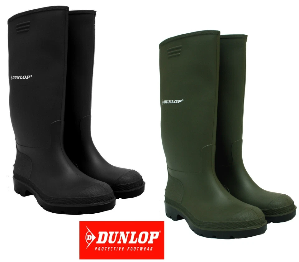 MENS WOMENS FESTIVAL DUNLOP WELLINGTON BOOTS WELLIES RAIN SNOW WATERPROOF UK3-13