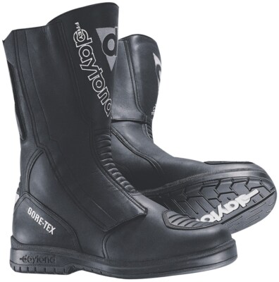 Daytona Travel Star GTX schwarz Motorrad Stiefel wasserdicht Touring Gore Tex