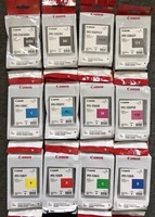 12 X Original Tinte Canon Ipf6300 Ipf6350 Ipf6400 / PFI-106 Ink Cartridges Set