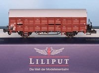 Liliput 260135-1, - Spur N -, Db Verschlagw. Mit BremserbüHne, 2-Achsig, Ep.4