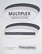 Rocktron Multiplex Multi Effects Rack Mount Module Original Owner's Manual Book