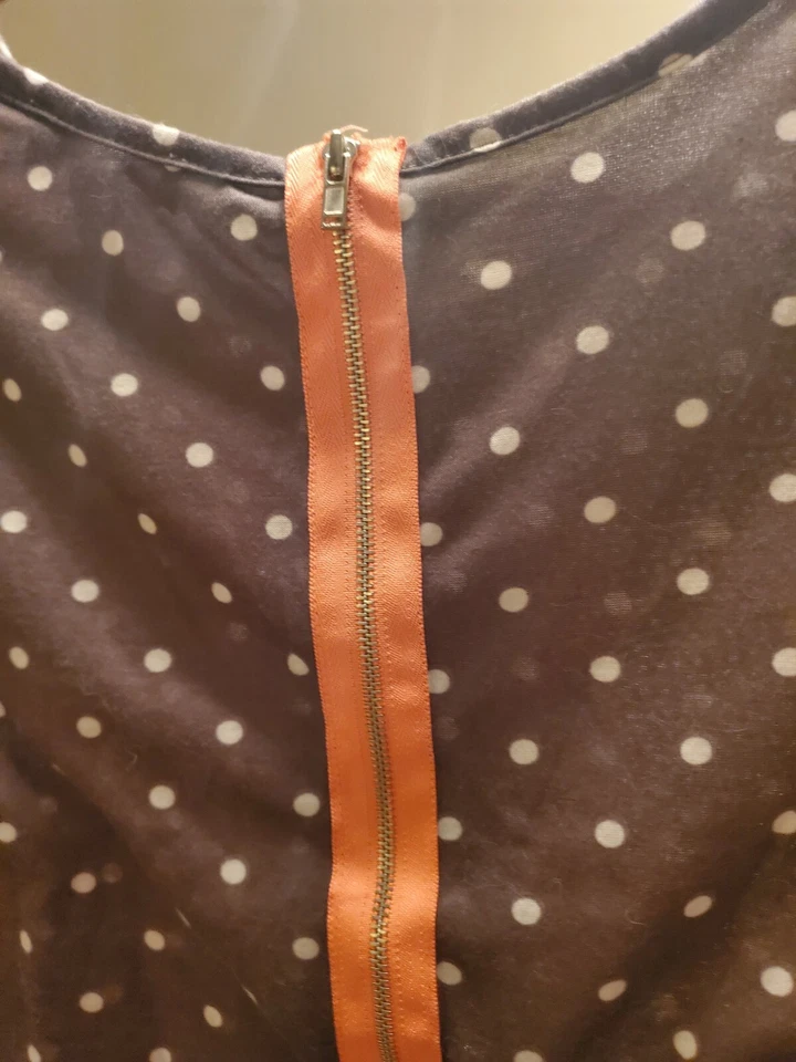 Camiseta Top Delias Lunares Manga 3/4 Juniors L Cremallera Elástica en Contraste Foto 4 de 4