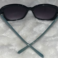 Y2K Fossil Sunglasses FOS 3002/S OD28 Teal Black Authentic