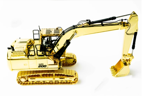 1:50 25CM ZAXIS ZX200-7 Excavator Construction Machine Equipment Diecast Model - Picture 3 of 10