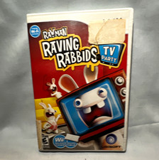 Ubisoft Rayman Raving Rabbids TV Party Nintendo Wii w/ Case Multiplayer E10+