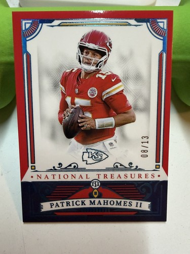 2025 Panini National Treasures Patrick Mahomes II Stars & Stripes /13 #47