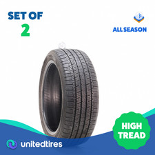Set Of 2 Used 22545r18 Goodyear Assurance Maxlife 91v - 9.532 Set Of 2 Used 22545r18 Goodyear Assurance Maxlife 91v - 9.532