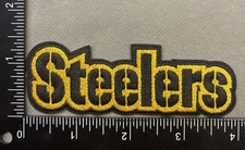 PITTSBURGH STEELERS IRON ON EMBROIDERED PATCH