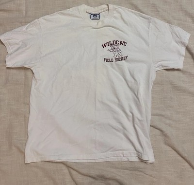Vintage 90s Wildcat Field Hockey T-Shirt Dancing Bear Graphics
