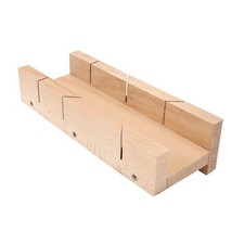 Gehrungslade aus Holz 303 x 120mm auch f&uuml;r Profilholz Schneidelade