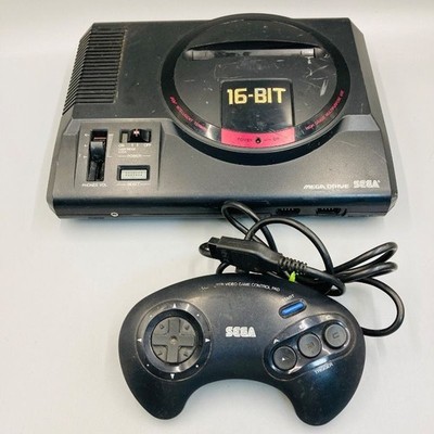 SEGA Mega Drive HAA-2510 Console w/ Controller Basic Tested 16-Bit Japan