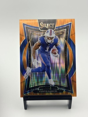 2024 Panini Select #23 Curtis Samuel Orange Prizm /499 Concourse