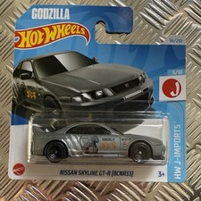 Hot Wheels Nissan Skyline GT-R (BCNR33) GODZILLA  1:64 Mattel (Grey)