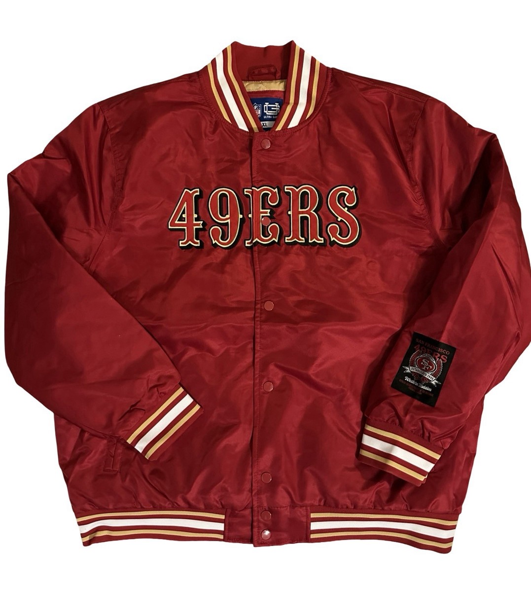 San Francisco 49ers NFL ULTRA GAME Satin Jacket - Men's XL | eBay