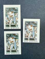 1986 Topps Mini Dave Winfield Cards #29 (3 card lot)