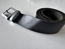 Vintage Levi’s Black Leather Belt – Made in Italy