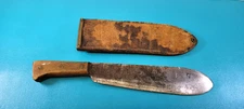 WWII USMC Marines Medical Corpsman Knife Bolo Machete + Scabbard Boyt 43 TR392
